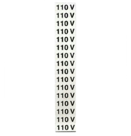 Adesivos de Sinalização de Tensão 110V com 16 Placas - Look